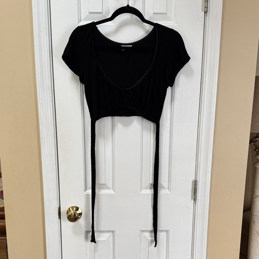 Urban Outfitters Black Crop Top